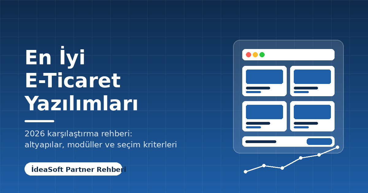 En İyi E-Ticaret Yazılımları: 2026'da Doğru Altyapı Nasıl Seçilir?